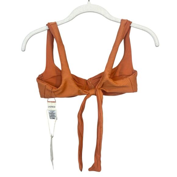 NWT l*space Nikita Top + Sandy Bottom Bikini SET in Sienna sz S Ribbed Eco Chic - Picture 5 of 14